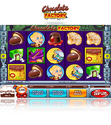 Microgaming Chocolate Factory Spiel