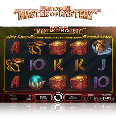 NetEnt Fantasini Master of Mystery Spiel