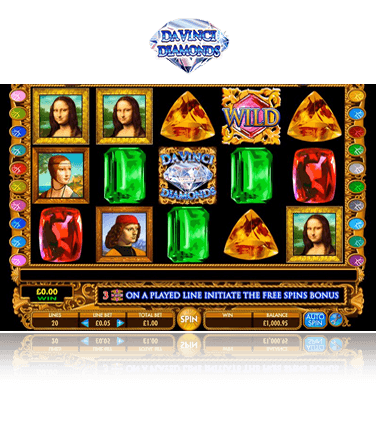 Da Vinci Diamonds Spiel.