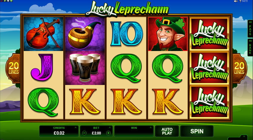 Lucky Leprechaun Slot from Microgaming