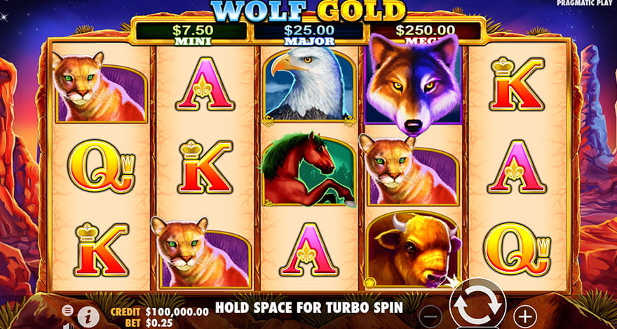 Play Wolf Gold Animal Slot 